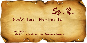 Szélesi Marinella névjegykártya